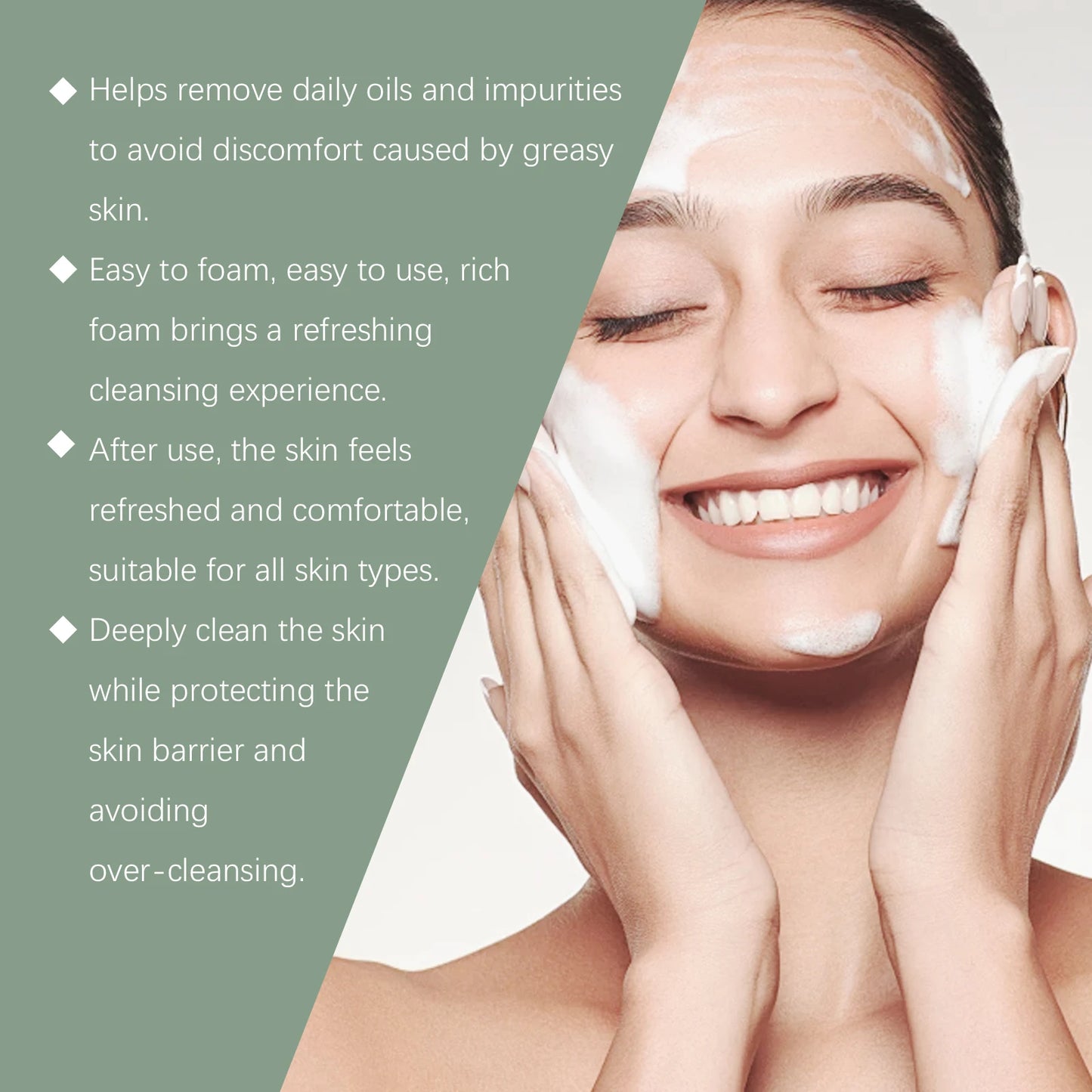 Facial Cleansing Care Soap Gentle Cleansing Elastic Delicate Improves Skin Texture Moisturizing Remove Acne Nourishing Soap