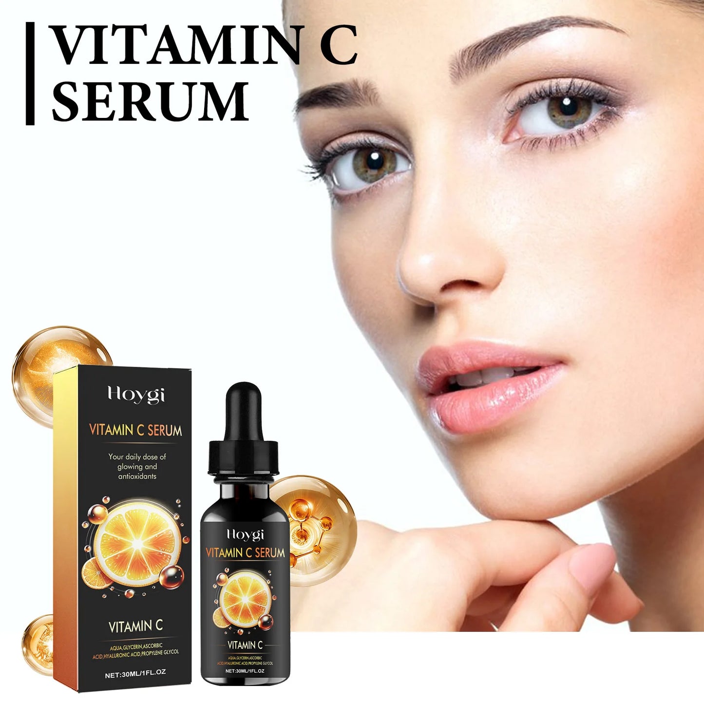 Powerful Antioxidant High Quality Deep Moisturizing and Whitening Essence for Subtle Spots and Fine Lines Vitamin C Serum