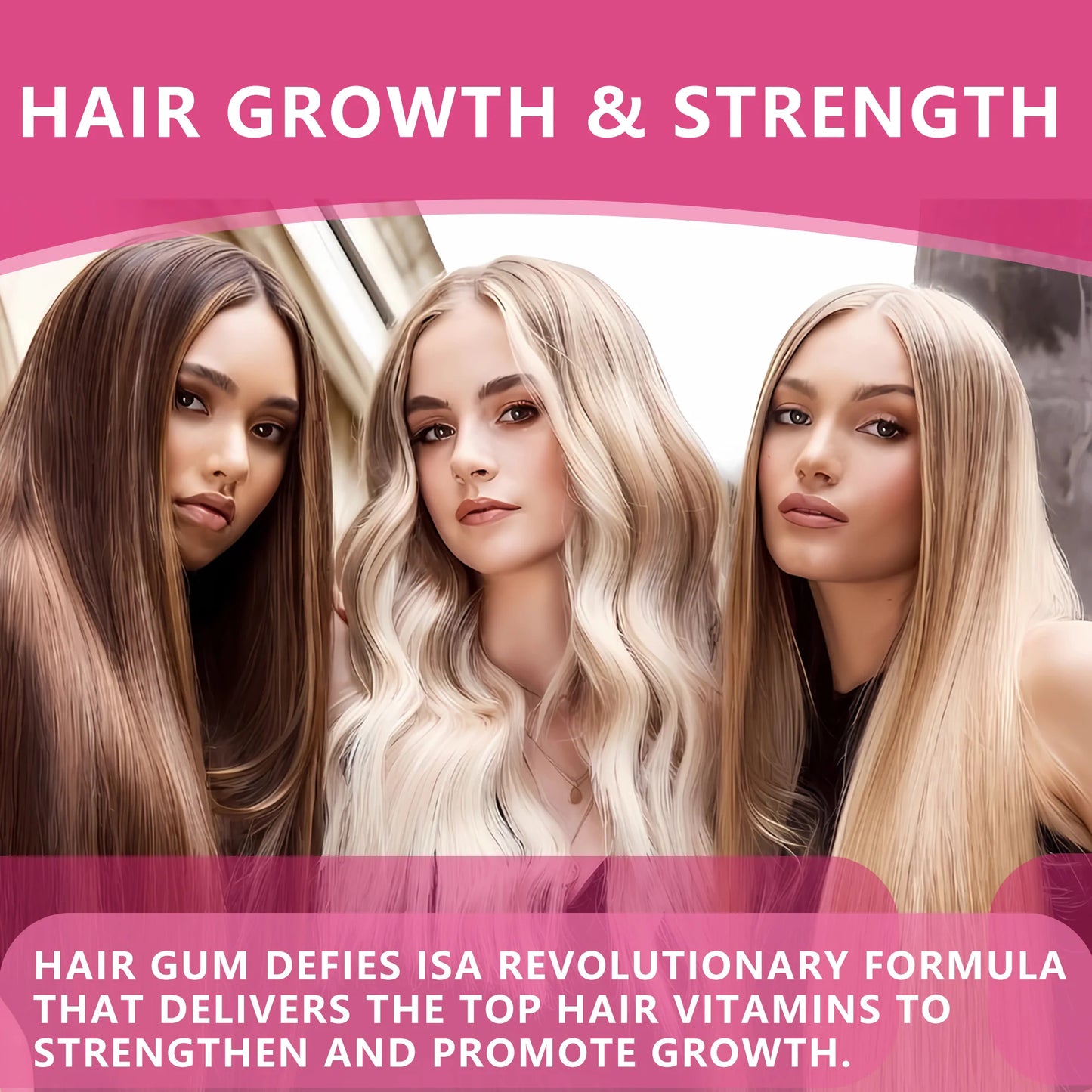 Hair, Skin and Nails Gummies - Antioxidant, Supports Healthy Hair, Skin and Nails, Maintains Vitality - 60 Gummies