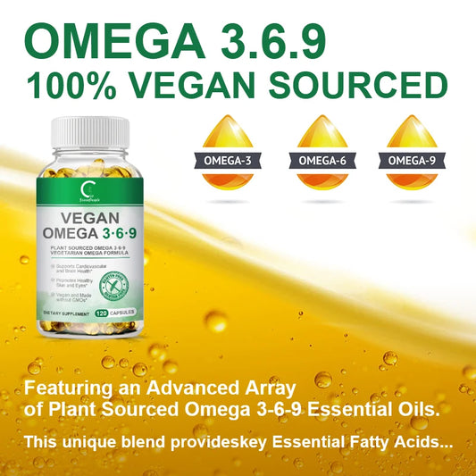 Green People Omega 3 capusles for Skin and Hair Health, and Relieves Stress Overall Health and Immune Support