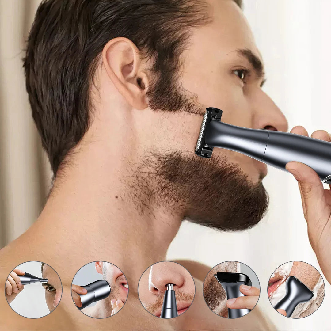 Female Electric Epilator Body Hair Trimmer for Men Multifunctional Nose Trimmer Beard Ear Eyebrow Trimmer Shaver