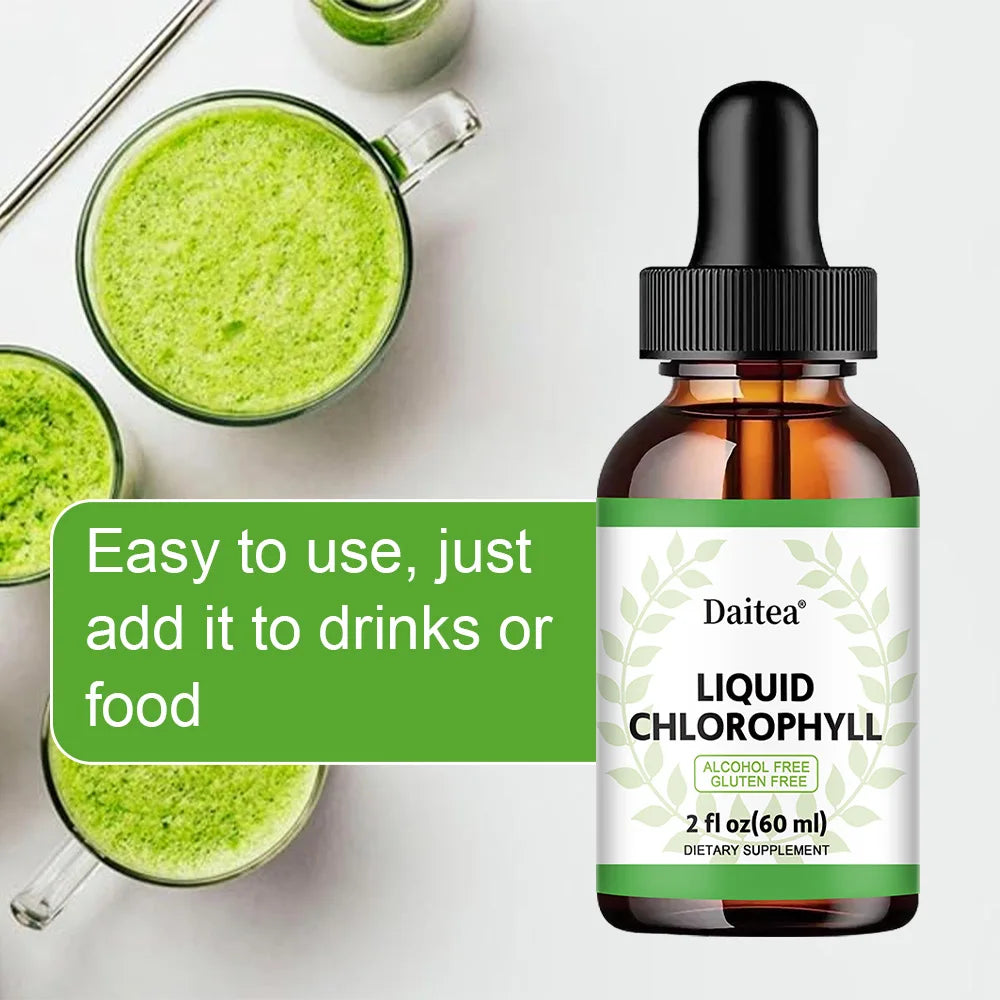 Chlorophyll Drops – Chlorophyll Drops Are A Detoxifying and Immune Supporting Internal Deodorant and Skin Health Supplement