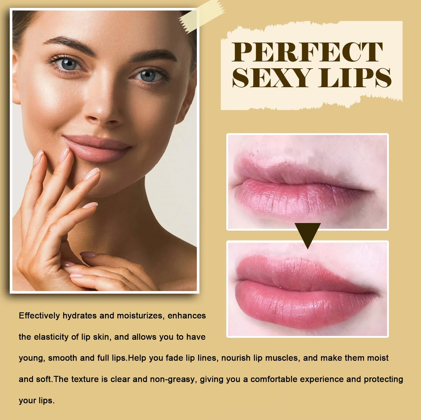 Long-lasting Lip Plumping Essential Oil Essence Instant Lip Plumping Essential Oil Repairs Lip Fine Lines and Moisturizes  Balm