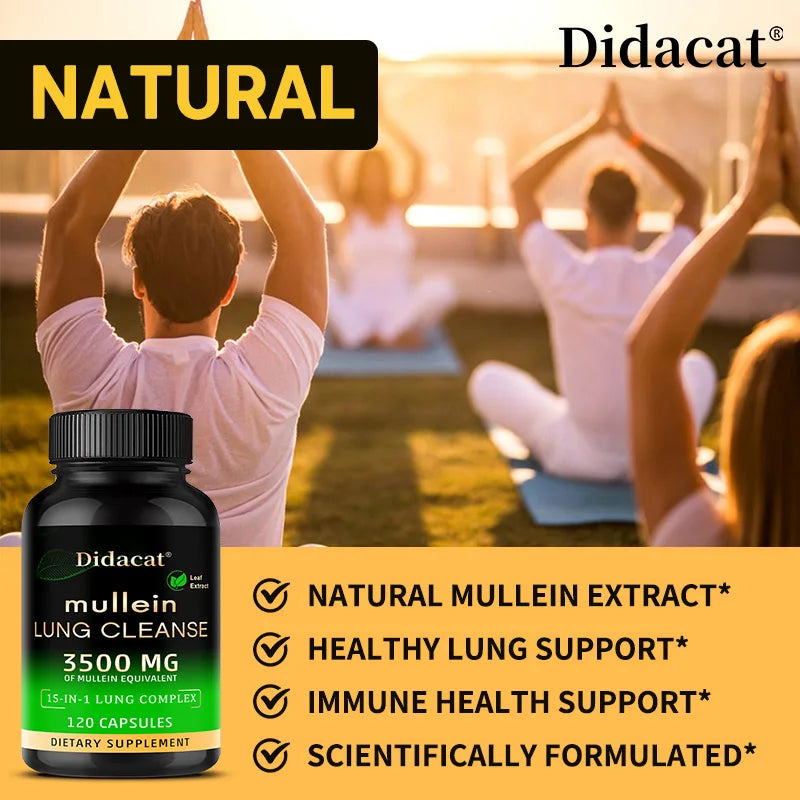 Leaf Extract Supplement 3500MG - Lung Clearing, Lung Health, Helps with Healthy Breathing, Immune System Support