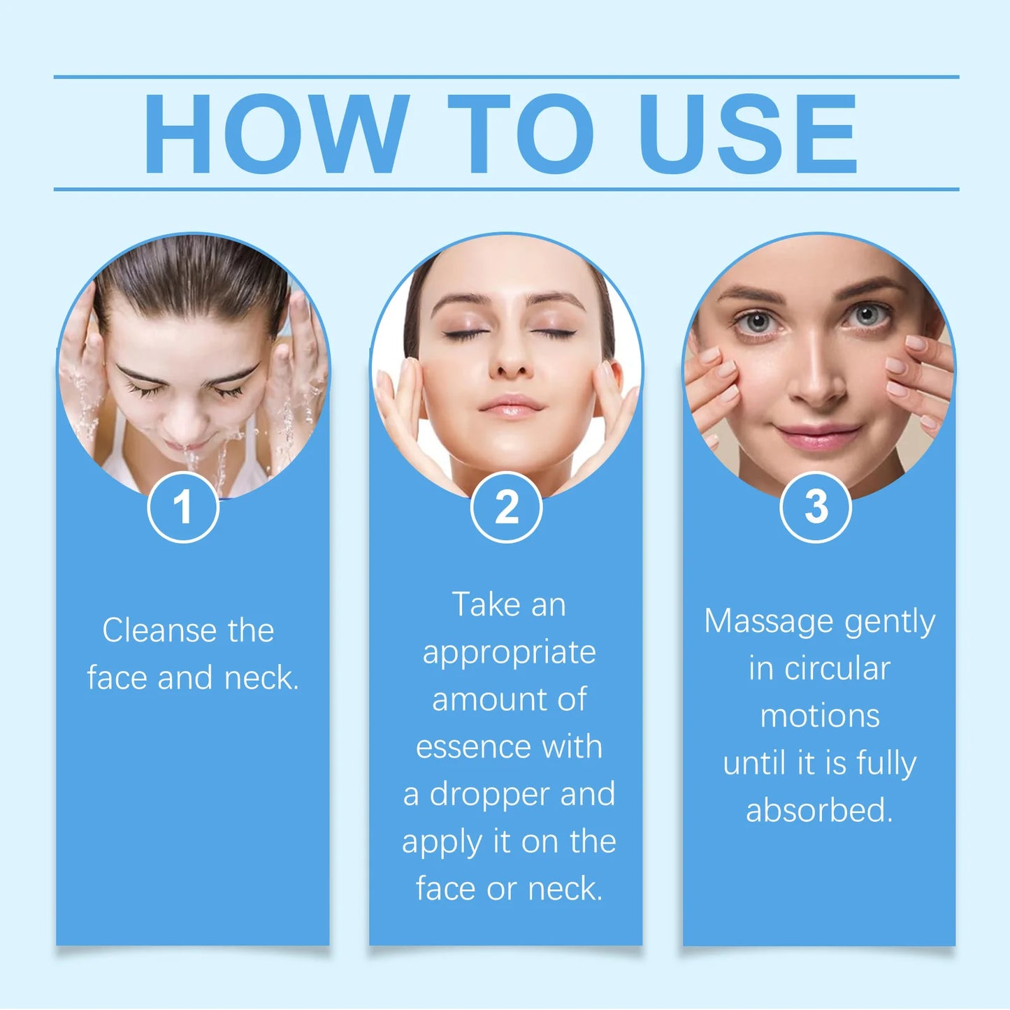 Neck Wrinkle Protein Cream Hyaluronic Acid Facial Essence Lightens Fine Lines and Lifts The Neck Product Nourishes and Moisturizes