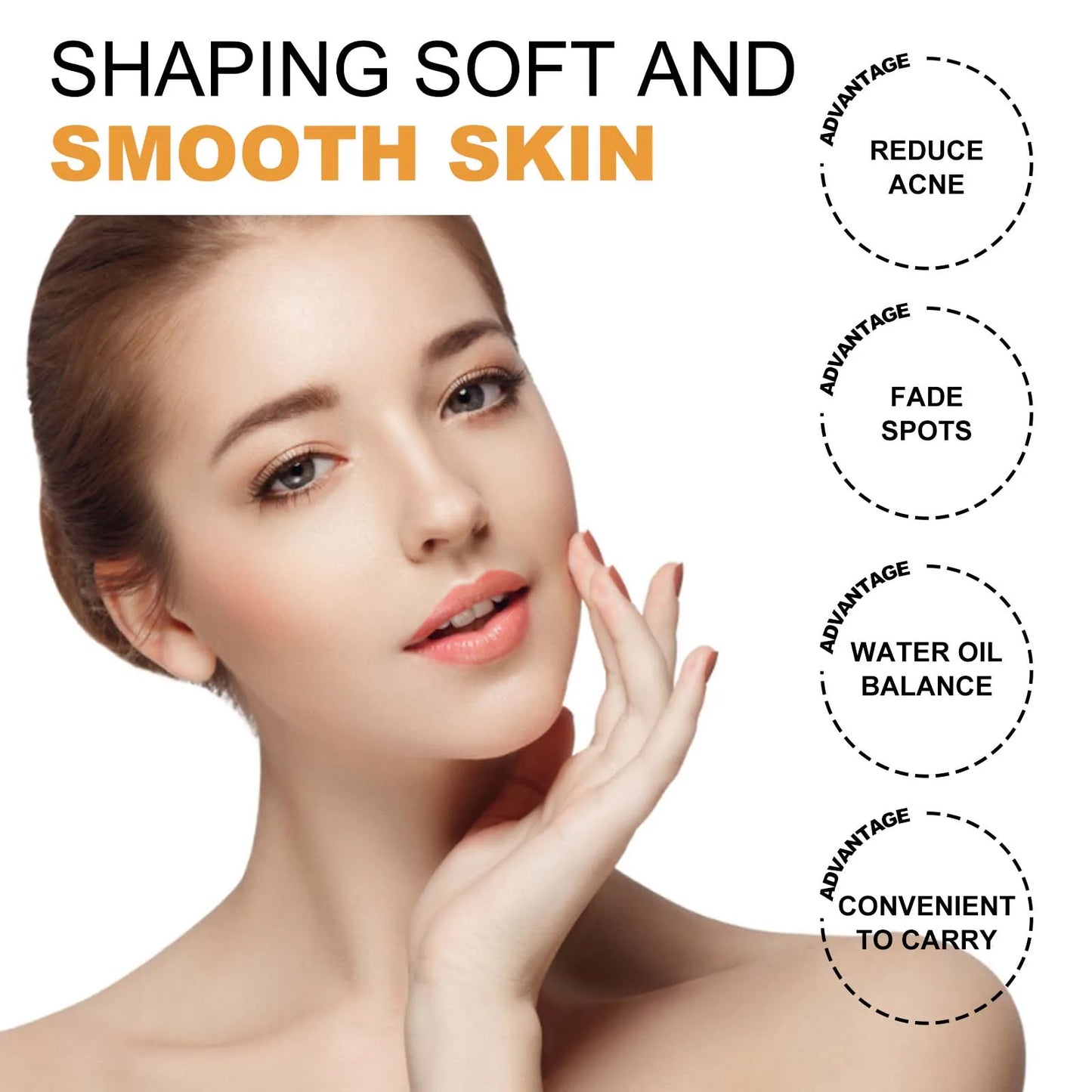 Bottled Turmeric Cleansing Pads Exfoliating Kojic Acid Pad Anti-acne Dark Spot Removal Water Oil Balance Smoother Skin