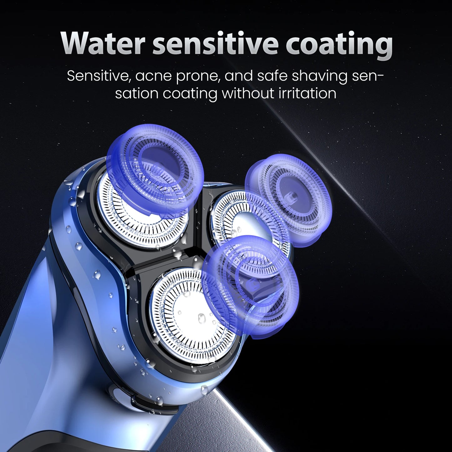 Electric Razor for Men Rechargeable Electric Shavers Rotary Portable Travel Razor Idea Gift Beard Trimmer