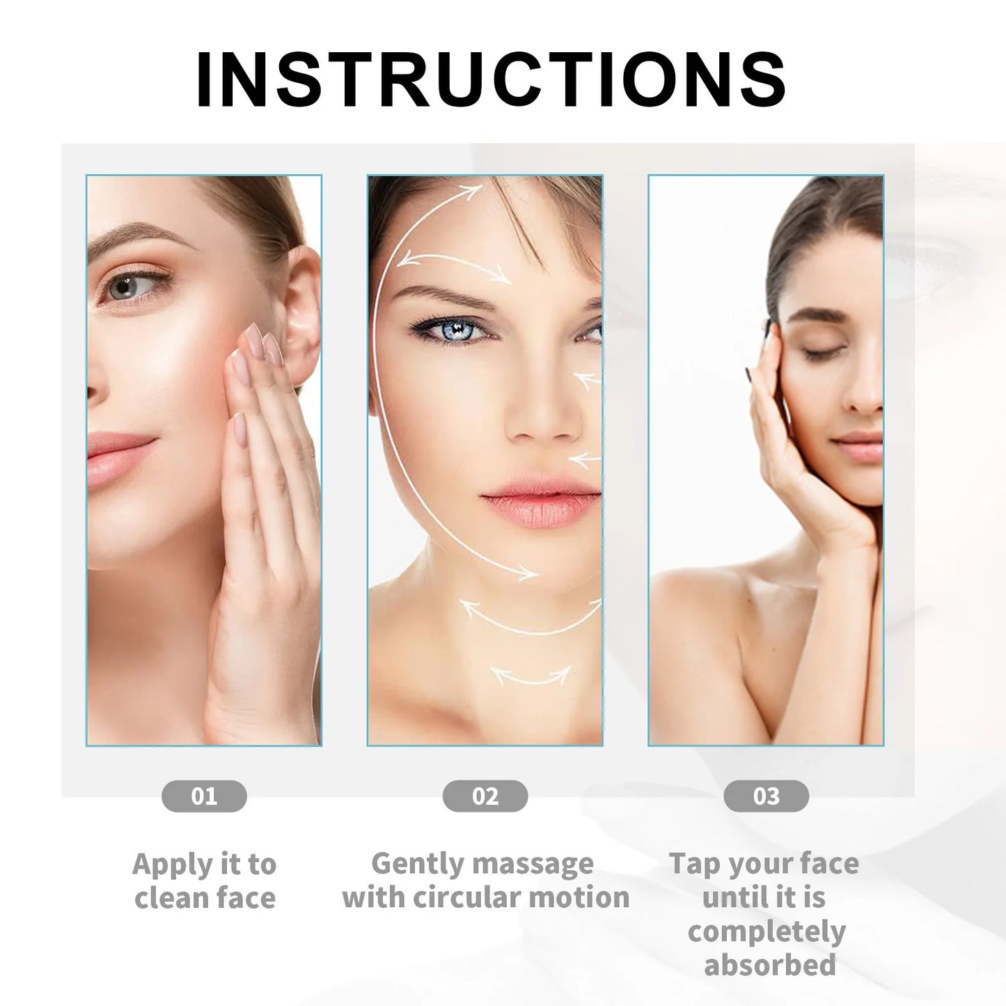 Collagen Facial Serum Anti Aging Wrinkle Remover Shrink Pores Acne Treatment Rice Brightening Face Serum Skin Care Set