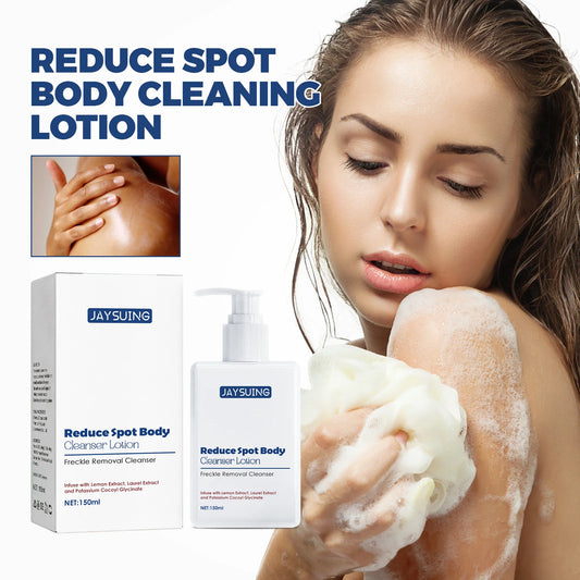 Body cleanser fades spots, cleanses pores, moisturizes skin with oil, exfoliates the face and body, skincare shower gel
