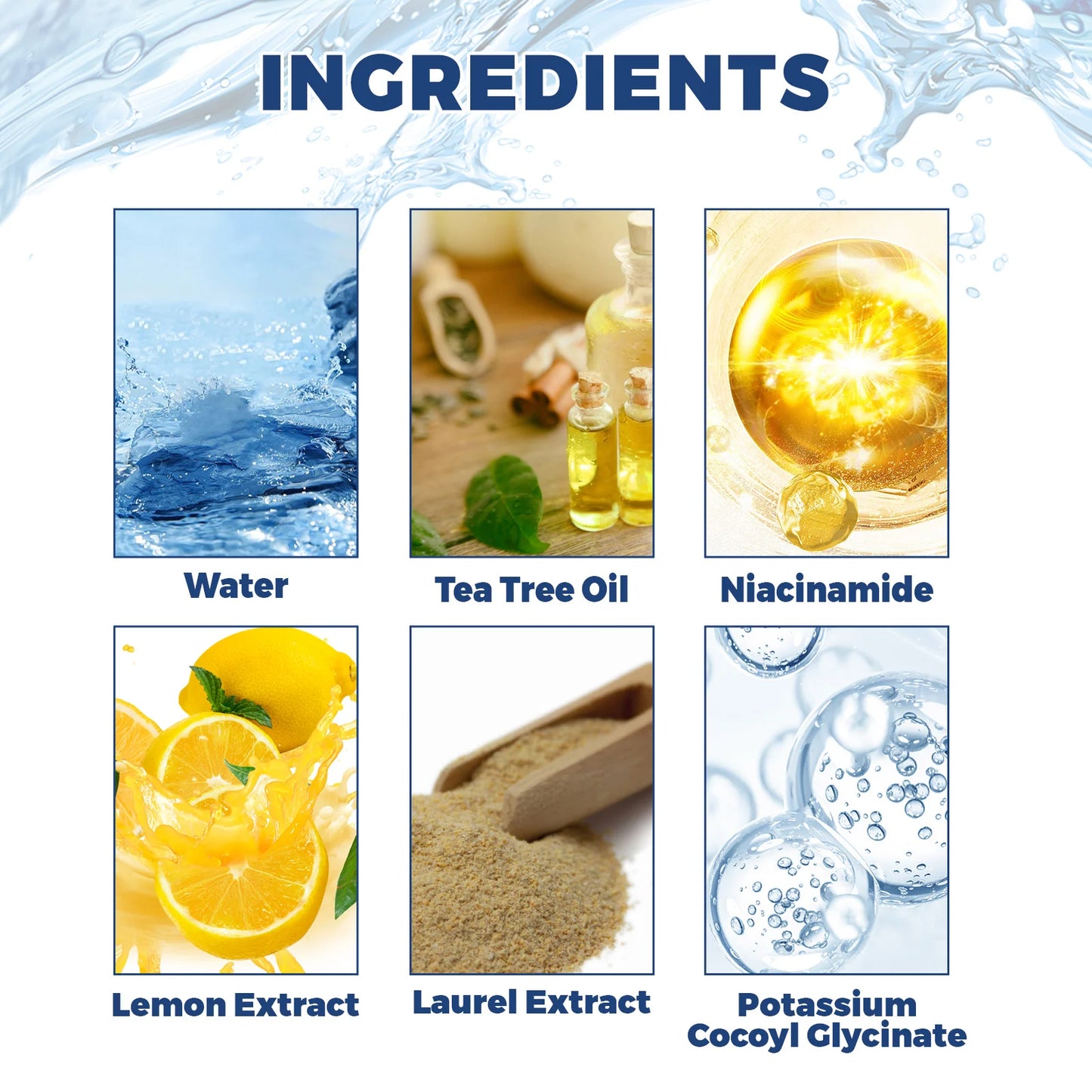 Body cleanser fades spots, cleanses pores, moisturizes skin with oil, exfoliates the face and body, skincare shower gel